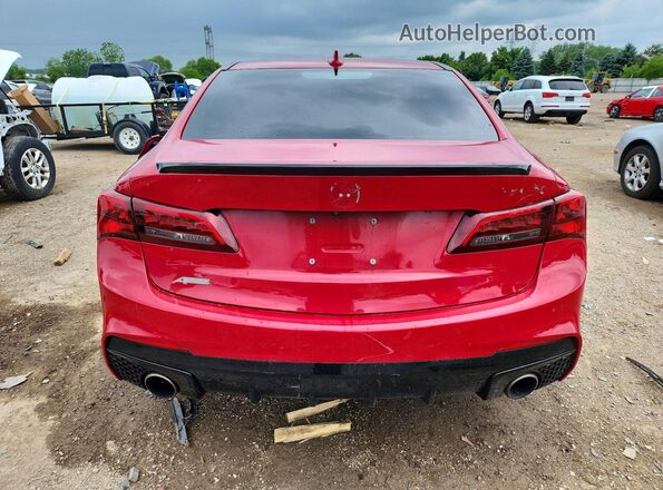 19UUB2F68JA001025 2018 ACURA TLX Red Vista trasera