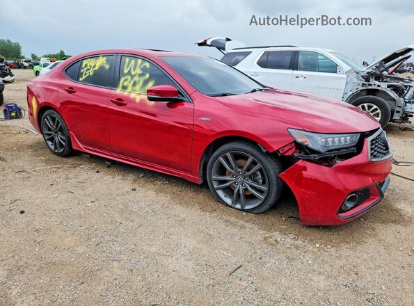 19UUB2F68JA001025 2018 ACURA TLX Red Delantero derecho