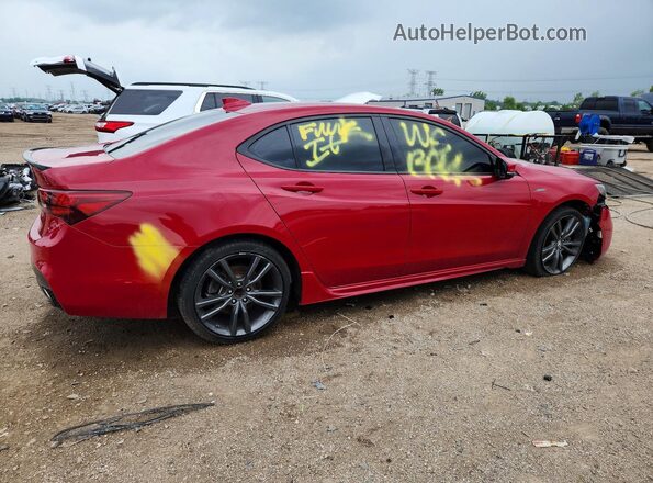 19UUB2F68JA001025 2018 ACURA TLX Red Trasero derecho