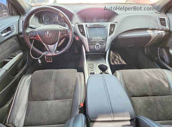 19UUB2F68JA001025 2018 ACURA TLX Red Vista del salpicadero