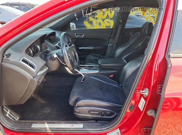 19UUB2F68JA001025 2018 ACURA TLX Red Vista interior delantera