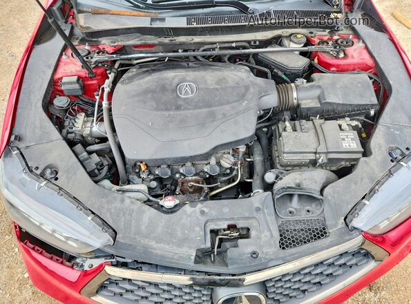 19UUB2F68JA001025 2018 ACURA TLX Red Vista interior trasera