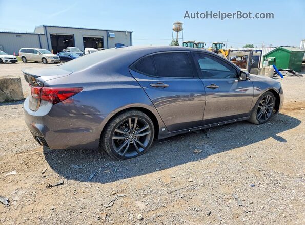 19UUB2F68KA000216 2019 ACURA TLX Gray Задня права чверть
