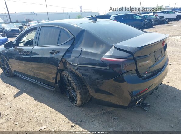 19UUB2F69KA000001 2019 ACURA TLX Black Tył lewy