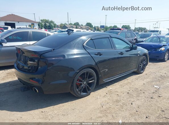 19UUB2F69KA000001 2019 ACURA TLX Black Tył prawy