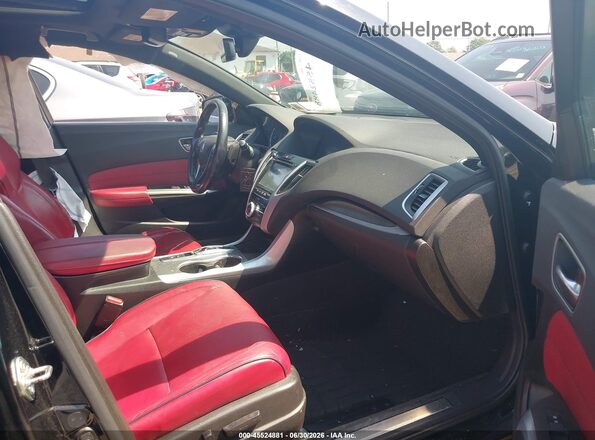 19UUB2F69KA000001 2019 ACURA TLX Black Widok wnętrza z przodu