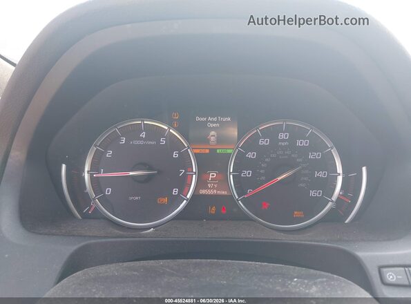 19UUB2F69KA000001 2019 ACURA TLX Black Widok tylnych siedzeń