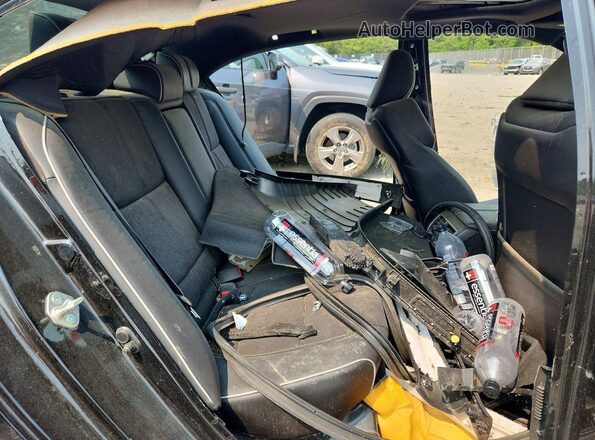 19UUB2F6XJA013130 2018 ACURA TLX Black უკანა სავარძლების ხედი