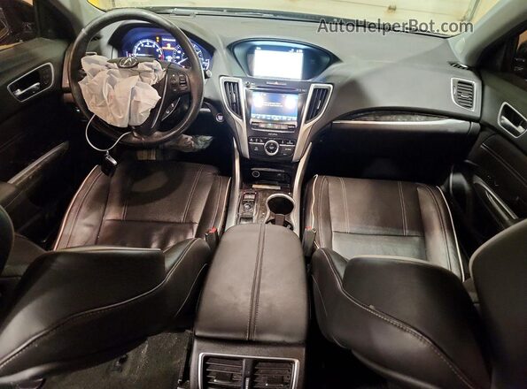 19UUB2F75JA005476 2018 ACURA TLX Black Widok deski rozdzielczej
