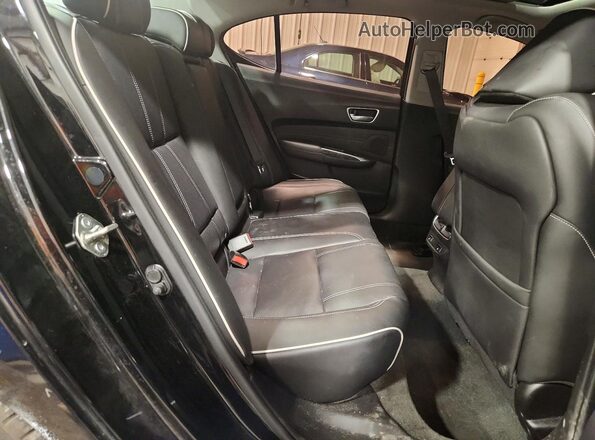 19UUB2F75JA005476 2018 ACURA TLX Black Widok tylnych siedzeń