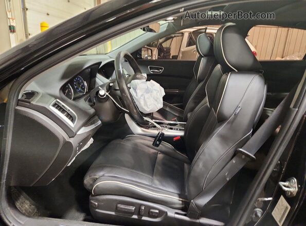 19UUB2F75JA005476 2018 ACURA TLX Black Widok wnętrza z przodu