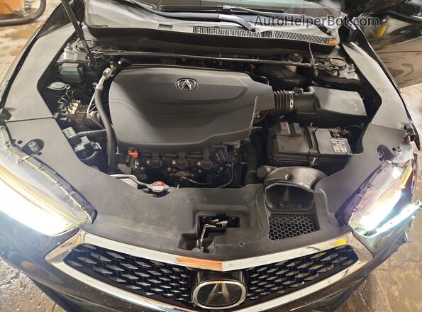 19UUB2F75JA005476 2018 ACURA TLX Black Widok wnętrza z tyłu