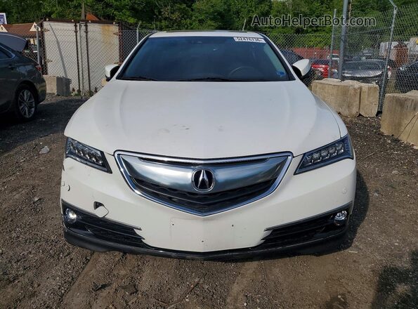 19UUB2F78HA000847 2017 ACURA TLX White Դիմացի տեսք