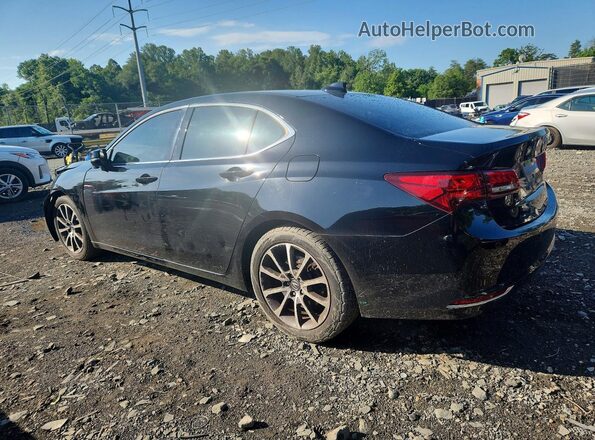 19UUB2F79HA007466 2017 ACURA TLX Black Հետևի ձախ