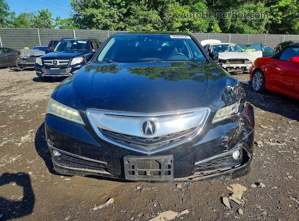 19UUB2F79HA007466 2017 ACURA TLX Black Դիմացի տեսք