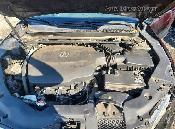 19UUB2F79HA007466 2017 ACURA TLX Black Սալոնի հետևի տեսք