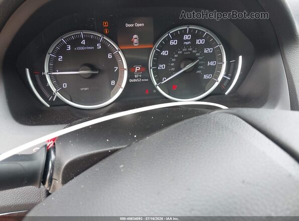 19UUB3F32KA006279 2019 ACURA TLX Gray უკანა სავარძლების ხედი