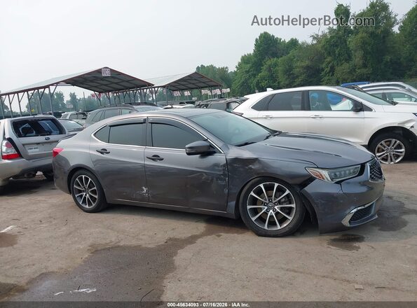 19UUB3F32KA006279 2019 ACURA TLX Gray უკანა სალონის ხედი