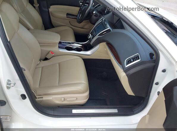 19UUB3F3XJA004178 2018 ACURA TLX White Вид салону спереду