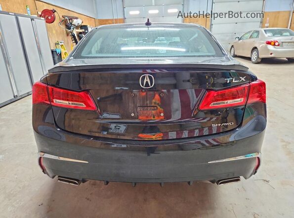 19UUB3F42KA003178 2019 ACURA TLX Black Вид ззаду