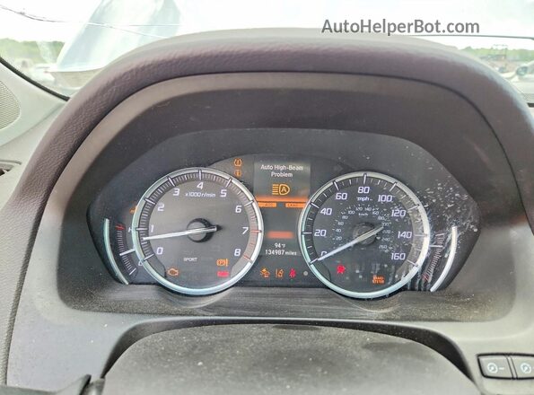 19UUB3F44LA003331 2020 ACURA TLX Серебряный Вид щитка приборов