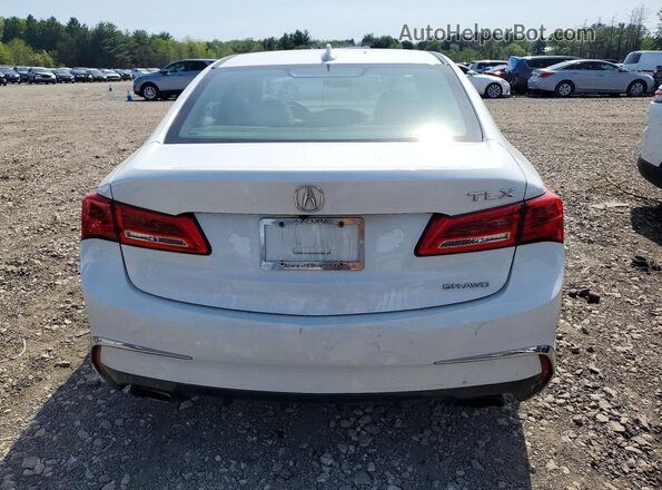 19UUB3F4XLA001065 2020 ACURA TLX White უკანა ხედი