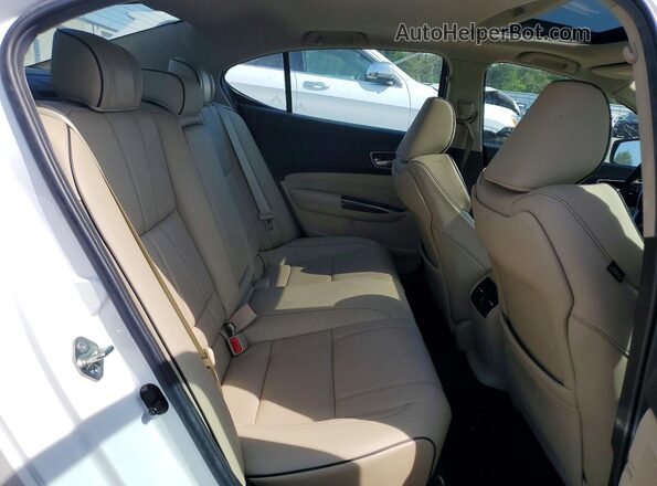 19UUB3F4XLA001065 2020 ACURA TLX White უკანა სავარძლების ხედი