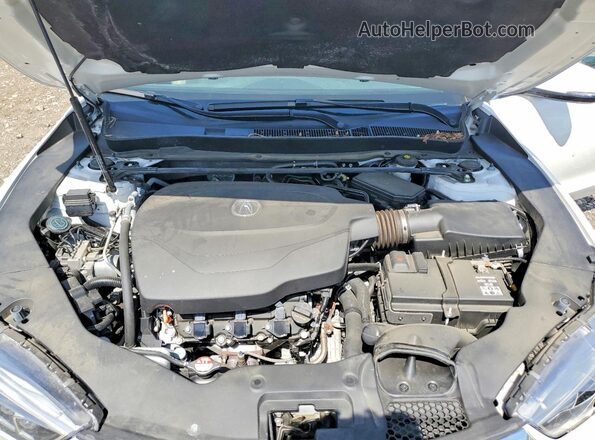 19UUB3F4XLA001065 2020 ACURA TLX White უკანა სალონის ხედი
