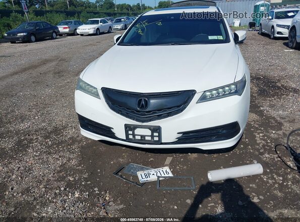 19UUB3F50HA003228 2017 ACURA TLX White Вид щитка приладів