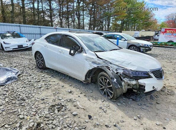 19UUB3F50HA003231 2017 ACURA TLX White Delantero derecho