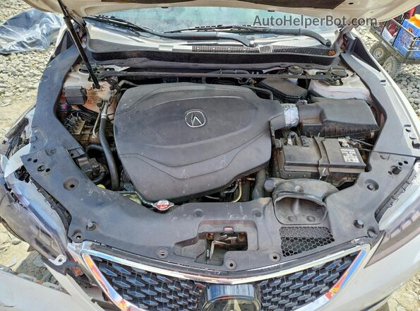 19UUB3F50HA003231 2017 ACURA TLX White Vista interior trasera
