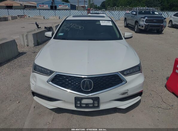 19UUB3F52JA003107 2018 ACURA TLX Белый Вид щитка приборов