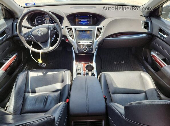 19UUB3F54GA001626 2016 ACURA TLX Black წინა პანელის ხედი