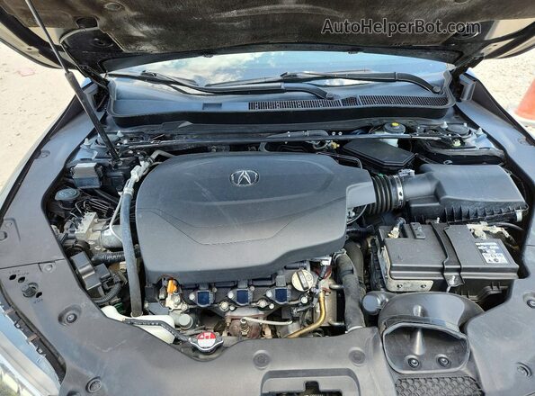 19UUB3F54GA001626 2016 ACURA TLX Black უკანა სალონის ხედი