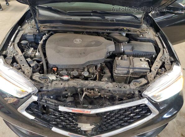 19UUB3F54JA004761 2018 ACURA TLX Black Rear interior view