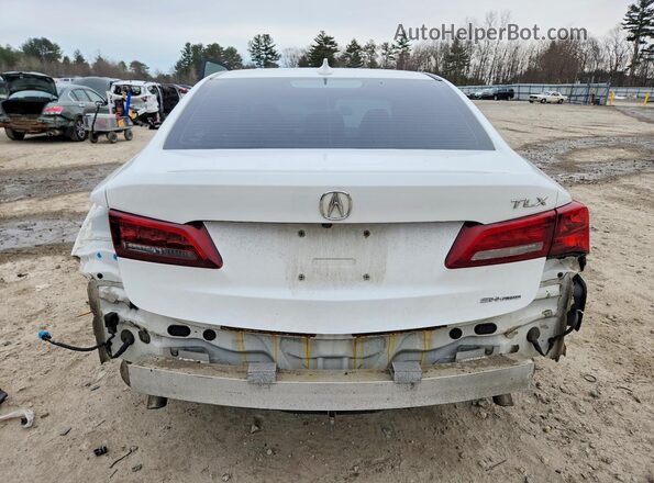 19UUB3F55HA000695 2017 ACURA TLX White Հետևի տեսք