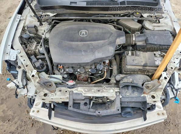 19UUB3F55HA000695 2017 ACURA TLX White Սալոնի հետևի տեսք