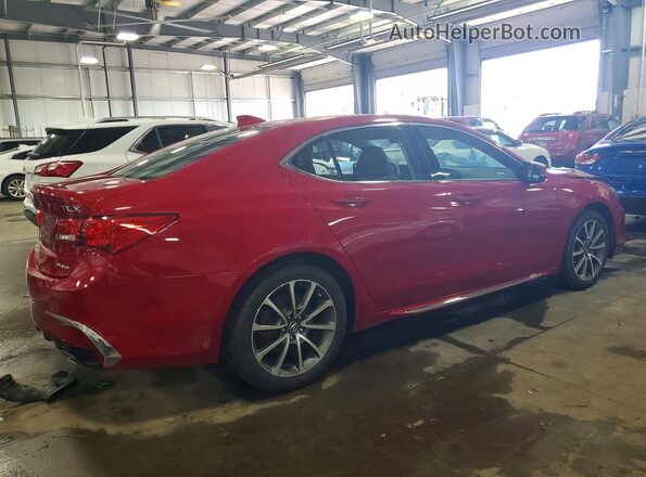 19UUB3F55JA003876 2018 ACURA TLX Red Rear right