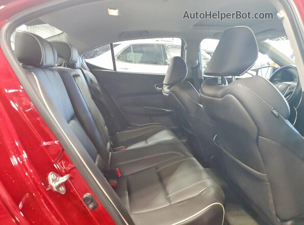 19UUB3F55JA003876 2018 ACURA TLX Red Rear seats view