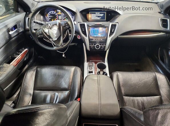 19UUB3F57HA800589 2017 ACURA TLX Gray Вид панелі приладів