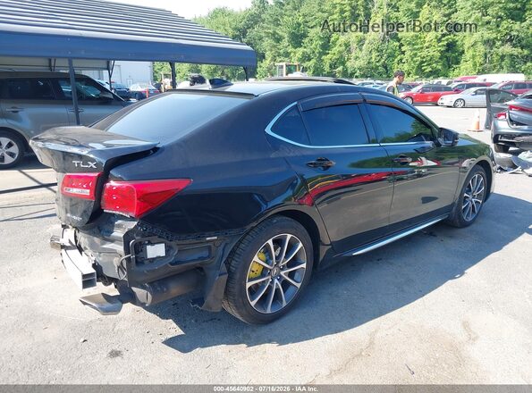 19UUB3F57JA005483 2018 ACURA TLX Черный Задняя правая четверть
