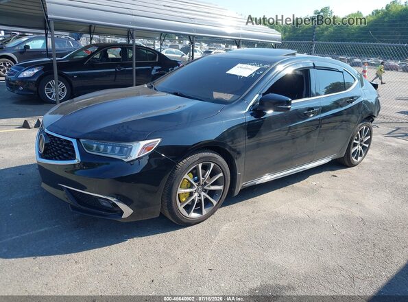 19UUB3F57JA005483 2018 ACURA TLX Черный Передняя левая четверть