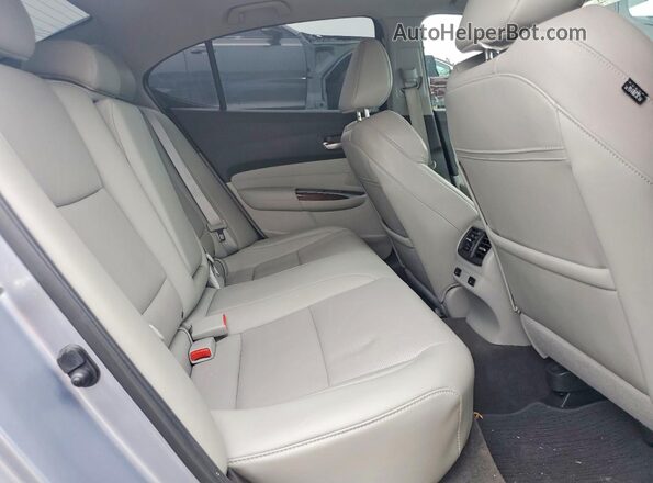 19UUB3F5XGA801430 2016 ACURA TLX Silver Rear seats view