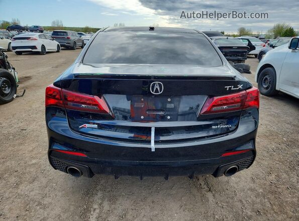 19UUB3F60LA802413 2020 ACURA TLX Black Հետևի տեսք