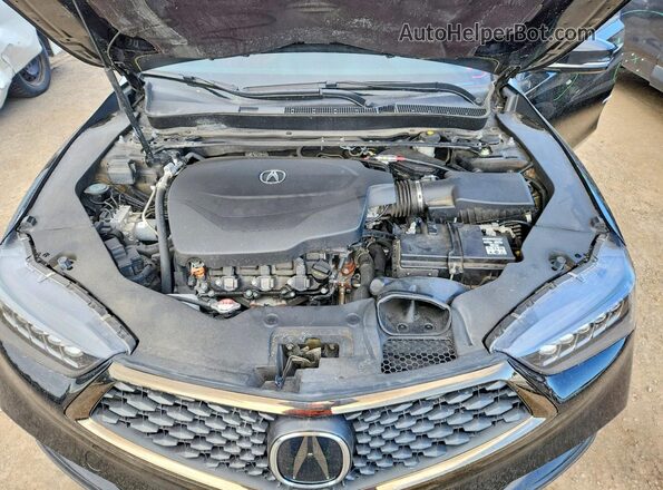 19UUB3F60LA802413 2020 ACURA TLX Black Սալոնի հետևի տեսք