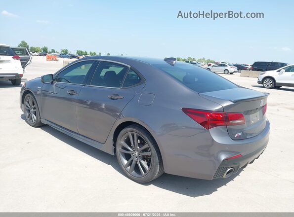 19UUB3F61KA004758 2019 ACURA TLX Gray Rear left