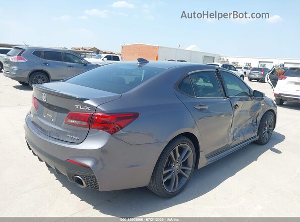 19UUB3F61KA004758 2019 ACURA TLX Gray Rear right