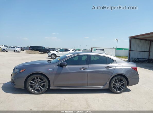 19UUB3F61KA004758 2019 ACURA TLX Gray 360 interior view