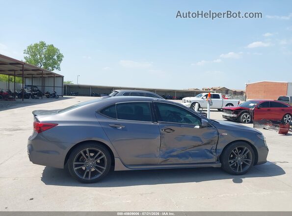 19UUB3F61KA004758 2019 ACURA TLX Gray Rear interior view