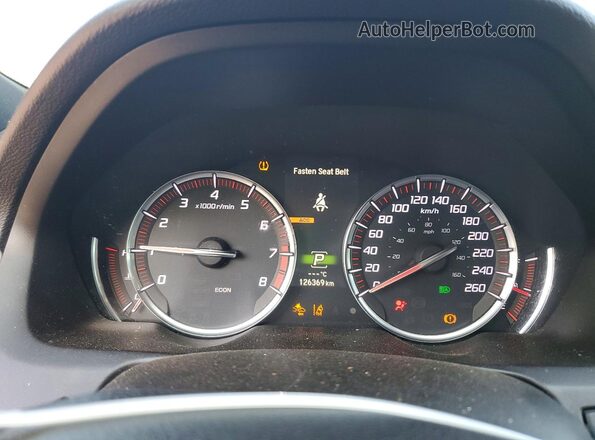 19UUB3F62LA802428 2020 ACURA TLX Gray Instrument cluster view